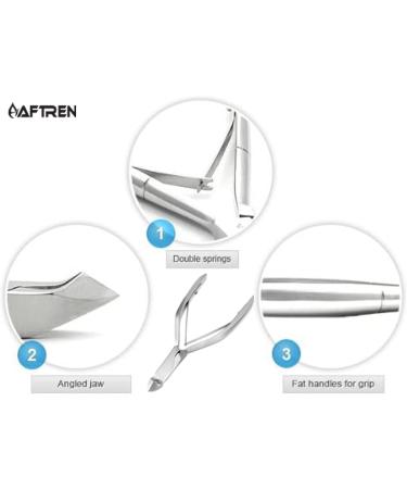 Nail Cuticle Cutter Japanese Steel Cuticle Trimmer Ingrown Toenail Manicure Treatment Tool for Men Women Kids Spa 5.5 Inch Silver - Buy Online on SooperMarket.com