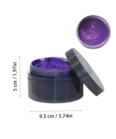 Temporary Purple Hair Color Wax - Water Soluble Quick Drying Hair Dye for Kids Women & Men - Wash Out Easily - Buy Online on SooperMarket.com