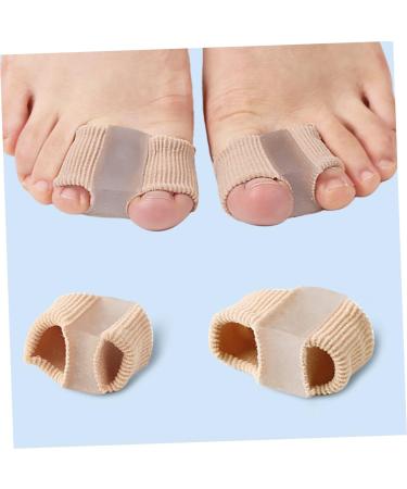 KALLORY 4pcs Toe Stretcher & Separator Set - Foot Protectors for Hammer Toe, Straightener Brace - Adjustable 6X3.2CM, Assorted Color - Buy Online on SooperMarket.com