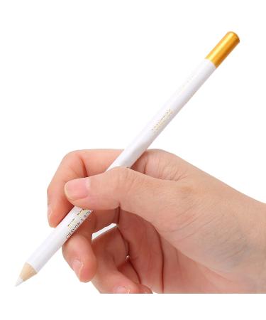 Beard Shaping Pencil Professional Household Beard Pencil Liner Beard Pencil Filler Shaping Styling Tool for Men Baber Shop Home (White)
