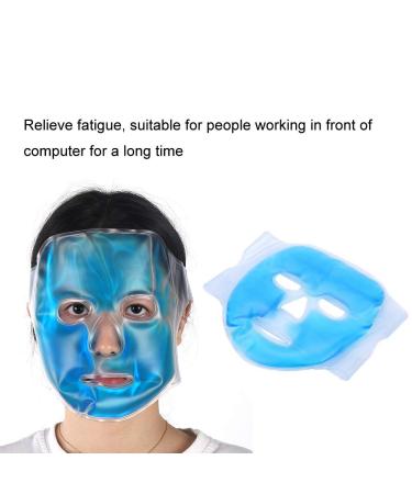 Reusable Hot Cold Gel Facial Mask - Skin Tightening & Fatigue Relief | Eye Relaxation & Cooling Therapy - Buy Online on SooperMarket.com