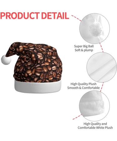 Chrysm Festive Christmas Hat Long-Lasting Color Perfect Accessory For Holiday Parties Adult Sizegraffiti Lips Funny Roasted Coffee Beans One Size - Buy Online on SooperMarket.com
