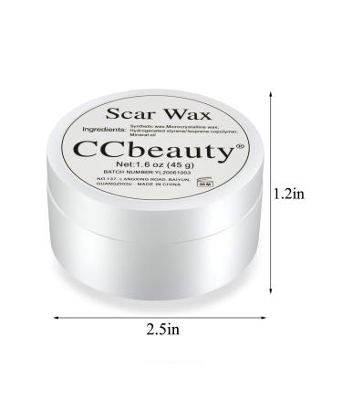 CCbeauty Scar Wax SFX Makeup Kit 45g with Body Paint Wax - Professional Skin Wax for Special Effects Cosplay Stage - Light - Buy Online on SooperMarket.com