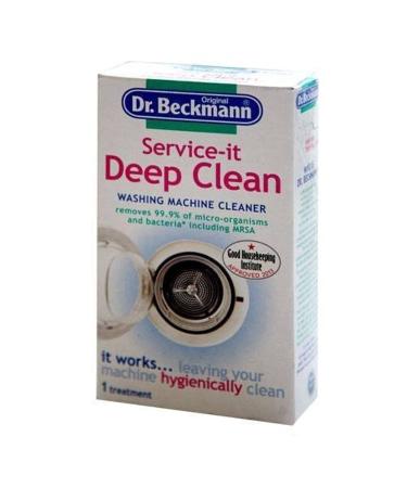 2 x 2X Dr Beckmann Service-It Deep Clean Washing Machine Cleaner 250g