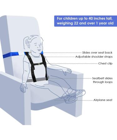 Cowiewie Child Airplane Safety Harness - Portable Restraint System for Safe Travel - Buy Online on SooperMarket.com