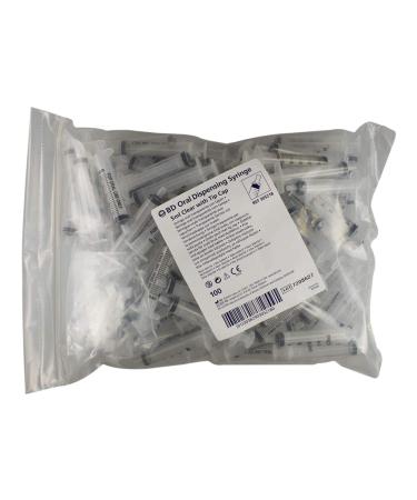 BD ORAL SYRINGE CLEAR 100/BX 5ML BECTON DICKINSON
