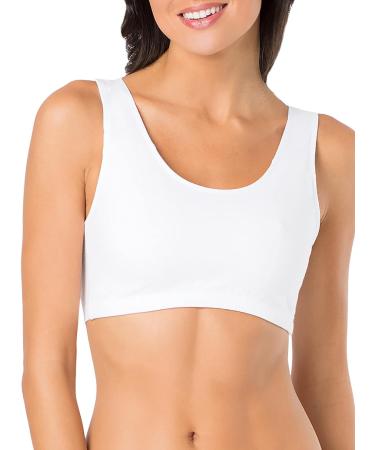 Fruit of the Loom Women's Tank Style Sports Bra Value Pack - Black/White/Heather Grey - 4-Pack - Size 42 - Buy Online on SooperMarket.com