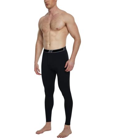 Buy Hoplynn Men's Compression Pants - Black Long Running Trousers for Jogging Training & Fitness | Breathable Cycling Leggings - Buy Online on SooperMarket.com