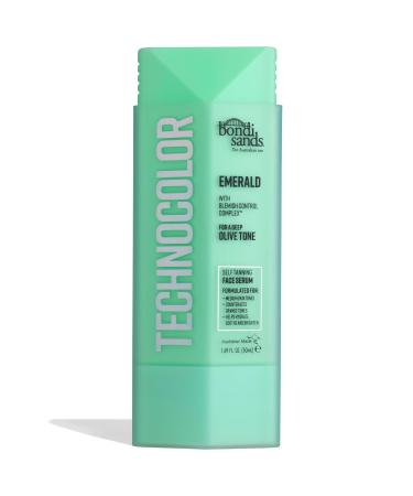 Bondi Sands Technocolor Self Tanning Face Serum Innovative Formula Hydrates Soothes and Enhances Skin with Vitamin C and Chamomile Fragrance Free Emerald