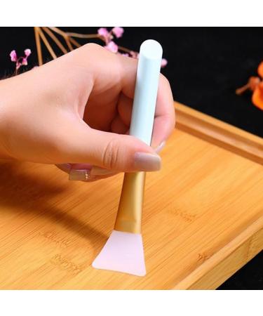 Facial Mask Brush Silicone Facial Mask Brush Hairless Face Makeup Applicator Mud Mask Brush DIY Mask Cosmetic Brush Blue - Buy Online on SooperMarket.com