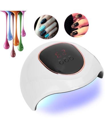 UV Nail Dryer Lamp - Quick Drying LED Lamp for Gel Nails | White Gel Polish Nail Dryer - Buy Online on SooperMarket.com