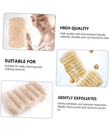 Angoily Konjac Exfoliating Facial Cleansing Sponge - Natural Bath & Scrub Tool for Radiant Skin - Buy Online on SooperMarket.com