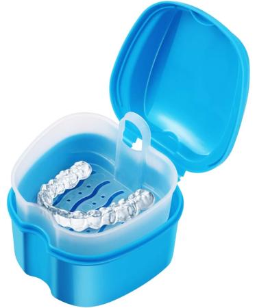 EXCEART Denture Box - Orthodontic Retainer & False Teeth Storage Case with Sieve | Durable & Convenient Fake Tooth Holder for International Shipping - Buy Online on SooperMarket.com