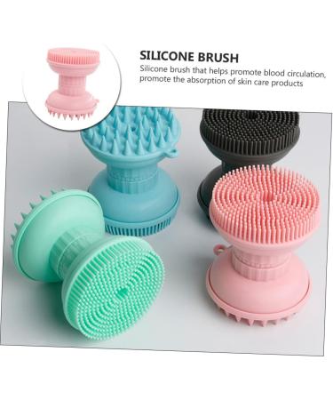 Angoily 1pc Three-in-one Bath Scalp Silica Gel Pink Washbasin - Buy Online on SooperMarket.com