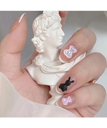 72 Pcs Aurora Teddy Bear Nail Charms - Cute 3D Animal Nail Art Decorations - Buy Online on SooperMarket.com