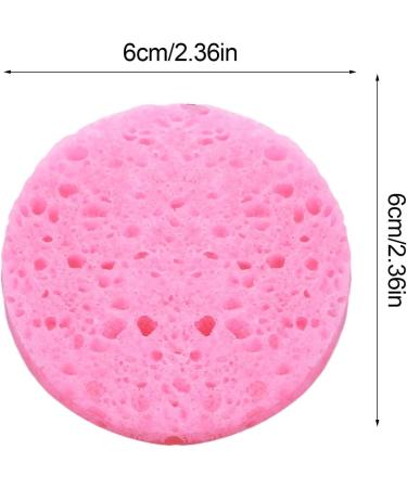 Teksome Face Wash Sponges | Wood Pulp Cotton Skincare Sponges | Cosmetic Spa Sponges Makeup Remover Cleansing Pads for Personal Spa Esthetician Use 20 Pieces - Buy Online on SooperMarket.com