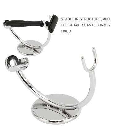 Ankroyu Stainless Steel Razor Holder & Shaving Brush Stand - Universal Safety Support for Razors & Brushes - Buy Online on SooperMarket.com