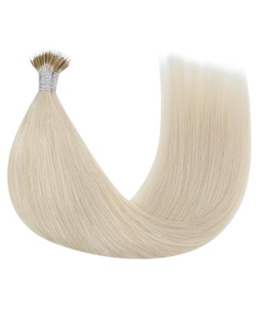 Youngsee Nano Ring Hair Extensions - 45cm Platinum Blonde Real Hair 50g Premium Quality #60A - Buy Online on SooperMarket.com