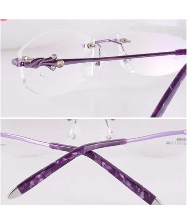 Ranara Replacement Glasses End Tips - Metal Brackets & Nose Bridge for Borderless 1-Hole Frames | Purple Spare Parts - Buy Online on SooperMarket.com