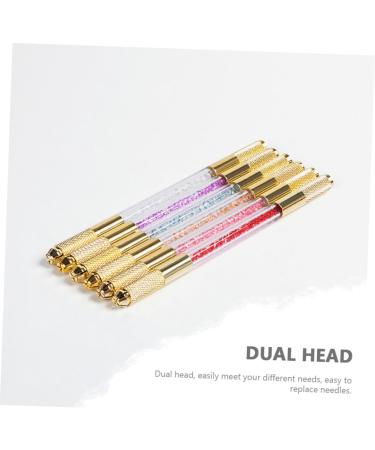 Angoily Embroidery Pencil Eyebrow Pencil Rhinestones Makeup Pen 1 count (Pack of 1) Pink - Buy Online on SooperMarket.com