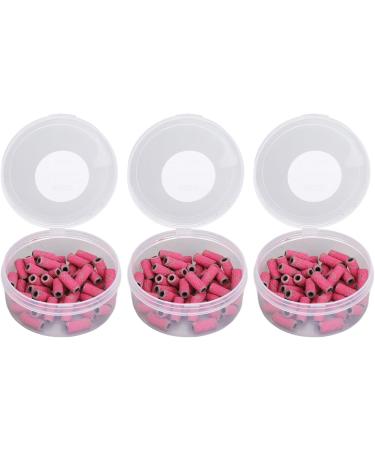 Nail Sanding Bands Multiple Sizes Smoothing Nail Art Sanding Bands Dead Skin Removal for Foot Care (Rose Red) - Buy Online on SooperMarket.com