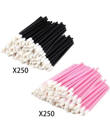 500 Pcs Disposable Lip Brushes & Wands Set Ergonomic Makeup Applicators for Lipstick - Buy Online on SooperMarket.com