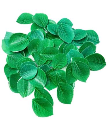 Christmas Green Leaves For Cupcake Toppers Leaf Rice Paper Wafer Paper Baby Shower Weddg Cake Happy Birthday Party Decoration Mix Size Baby Shower Graduation 50Pcs