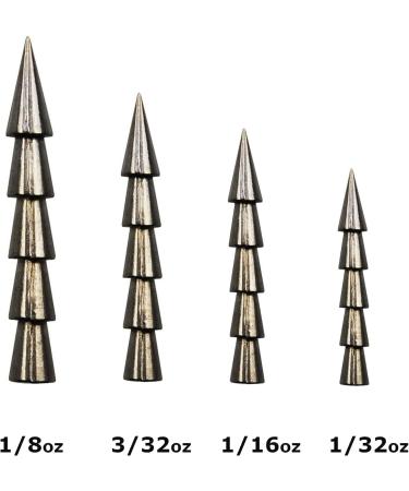 Reaction Tackle Nail Weights - Tungsten Insert Sinkers 1/16 oz (25 pack) - Buy Online on SooperMarket.com