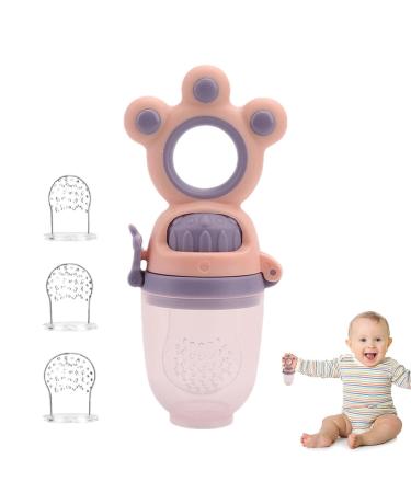 Baok Baby Fruit Schnuller Feeder | Food-Grade Silicone Baby Fruit Dispenser & Massage Toy for Toddlers - Buy Online on SooperMarket.com