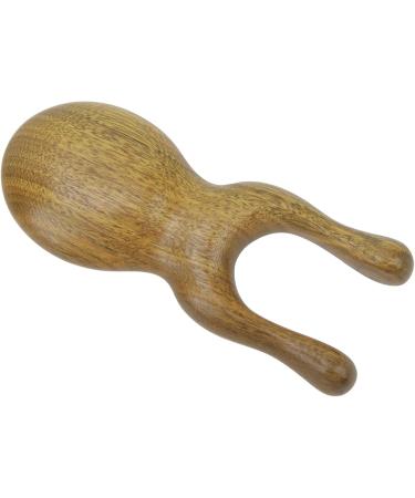Portable Sandalwood Gua Sha Massager - Ergonomic Multifunctional Tool for Face & Body Tension Relief | International Shipping Available - Buy Online on SooperMarket.com