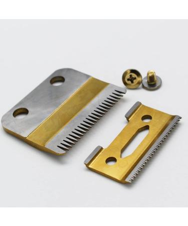 Professional Adjustable Hair Clipper Replacement Blades Set #2161 Compatible with Wahl 5 Star Series Senior Cordless Magic Hair Clippers 8148 (Gold) - Buy Online on SooperMarket.com