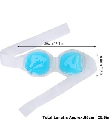 Cooling Eye Mask - Reusable Gel Hot/Cold Compress for Swollen Eyes Dark Circles & Eye Fatigue Relief (Blue) - International Shipping - Buy Online on SooperMarket.com