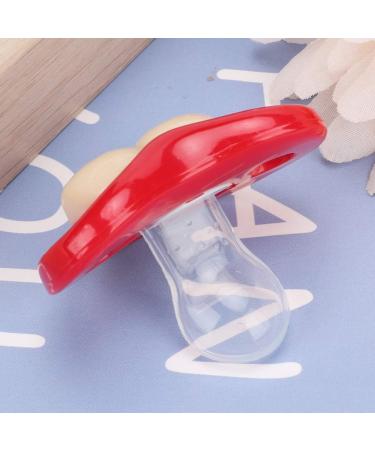 Mouth Pacifier Funny Soft Silica Gel Laughing Red Lip Pacifier for Babies Kids - Two Teeth Soother Accessory - Buy Online on SooperMarket.com