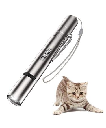 HONGP Cat Toys LED Pointer Cat Toys 7 in 1 Function Cat Chaser Toys -USB Rechargeable Interactive Cat Toys Exercise Multi Pattern Light Toy Training Tool Cat Toys