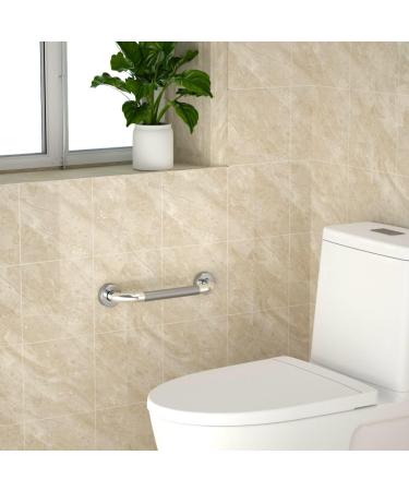 Brushed Nickel Shower Grab Bar w/Anti-Slip Knurled Grip 12 Inch Munzong Stainless Steel Bathroom Grab Bars Safety Bar Balanced Handrail Handicap Injury Elderly Senior Assist Support Shower Handle 12IN Brushed Nickel - Buy Online on SooperMarket.com