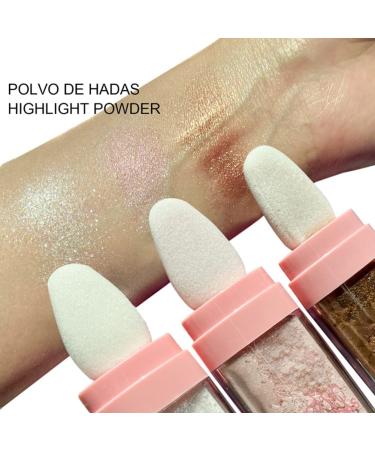 Reddhoon 3-Piece Highlighter Powder Stick Set - Body Glitter Makeup for Face, Body, and Hair - Buy Online on SooperMarket.com