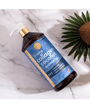 Arganatural Firming Collagen Coconut Shower Gel - Moisturizing Body Wash with Argan Oil (32oz) - Buy Online on SooperMarket.com