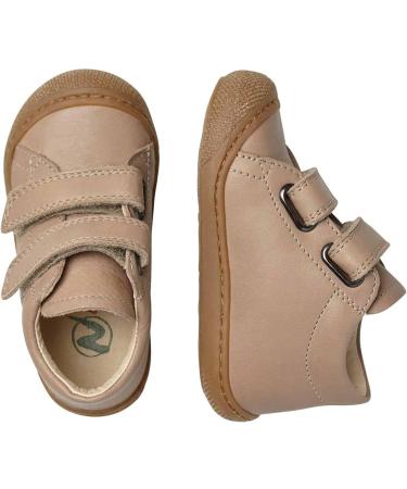 Naturino Cocoon VL Leather First Steps Shoes - 4 UK - Platinum Military - Buy Online on SooperMarket.com