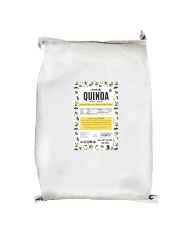 CEREAUSLY Organic White Quinoa in Bulk | 10 Lb | Restaurants | Wholesale | Bolivian | Royal | NON-GMO | Kosher | Gluten-Free | Vegan