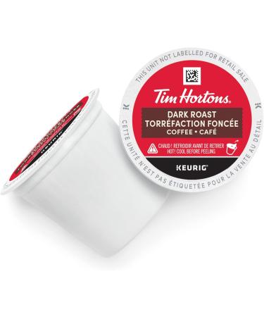 Tim Hortons Dark Roast Coffee Single Serve Keurig K-Cup Pods 48 Count Dark 48 count (Pack of 1) - Buy Online on SooperMarket.com