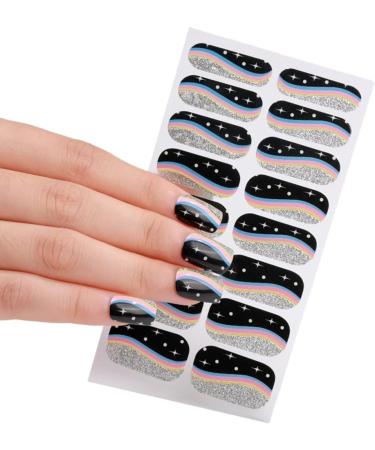 Ruarby French Tip Press on Nails Medium Almond False Nails Tips Detachable Full Cover Stick on Nails Glossy Nude False Nails - Buy Online on SooperMarket.com