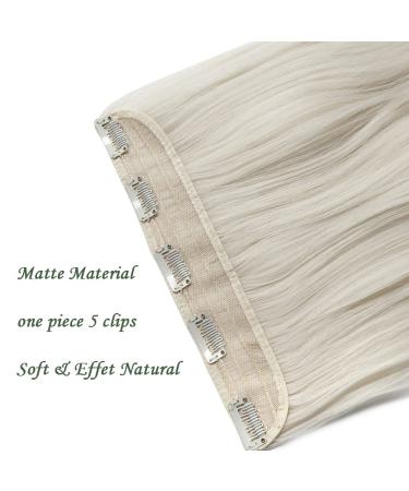 Buy Sego 60cm Clip-In Hair Extensions | Wavy Platinum Blonde | Full Head Natural Look - Buy Online on SooperMarket.com
