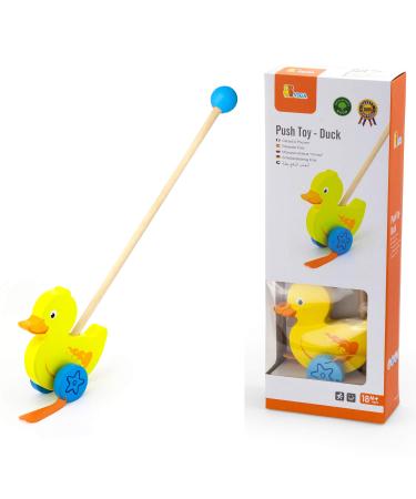 VIGA 2043672 Toys - Push Toy - Duck