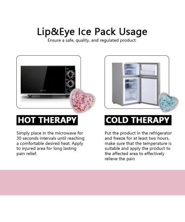 Reusable Gel Eye Ice Pack - Hot & Cold Treatment for Eye Strain, Puffy Eyes, Dark Circles & Fine Lines - Eye Recovery Mask - Buy Online on SooperMarket.com