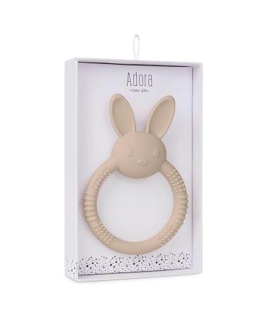 La'dore Baby Teething Toy - Soft Food-Grade Silicone Teether for Babies - Cute Bunny Shape - Easy to Clean - Infant Teething Ring - Buy Online on SooperMarket.com