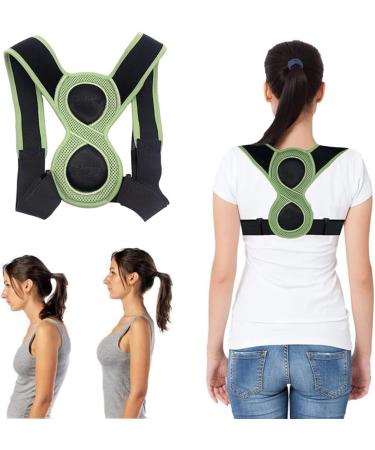 Shoulder Support Posture Corrector for Men and Women Back Support Adjustable Lightweight Posture Corrector Helps Relieve Back Strain Slouching and Text Neck Moisture Wicking Fibers - Buy Online on SooperMarket.com