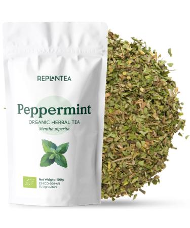 Mint Tea Loose Leaf Organic 100g (50 Cups) | Peppermint Loose Herbal Tea REPLANTEA