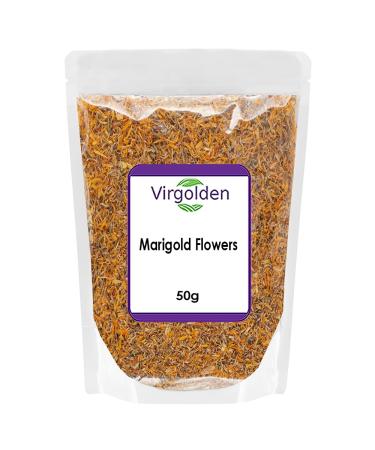 Marigold Flowers (Calendula) 50g by Virgolden