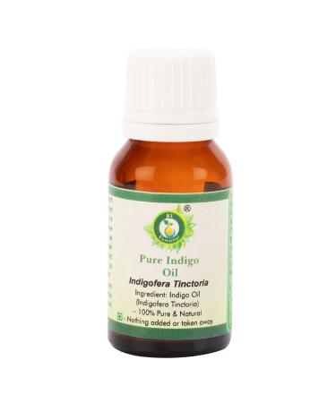 R V Essential Pure Indigo Oil 15ml (0.507oz)- Indigofera Tinctoria (100% Pure and Natural) 15 ml (Pack of 1)