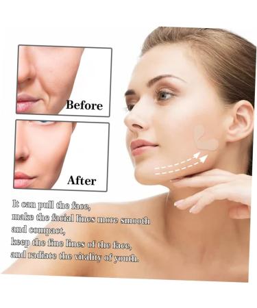 Baluue 80pcs V-type Lift Face Pasters Brow Lift Tape Temporary Bands Face Tape Synthetic Rubber 4.00X0.90X0.10CM Transparent - Buy Online on SooperMarket.com